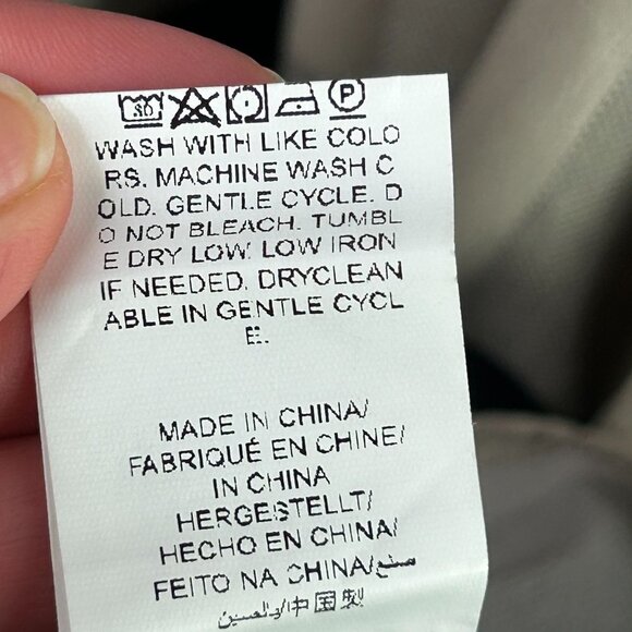 Blue and gray checkered mini dress size small - Picture 5 of 6